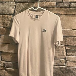 Adidas Men's Beige Short Sleeve Tee